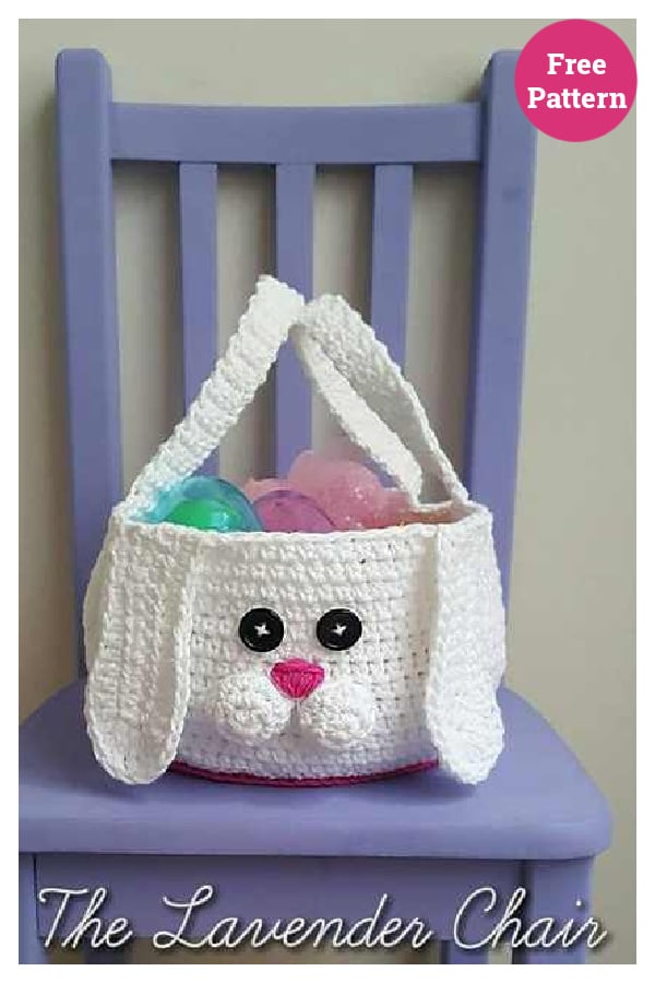 Chubby Bunny Easter Basket Free Pattern 