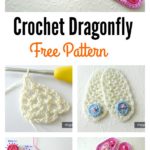 Crochet Dragonfly Applique Free Pattern