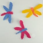 Crochet Dragonfly applique Free Pattern