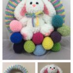 Crochet Easter Bunny Wreath Pattern