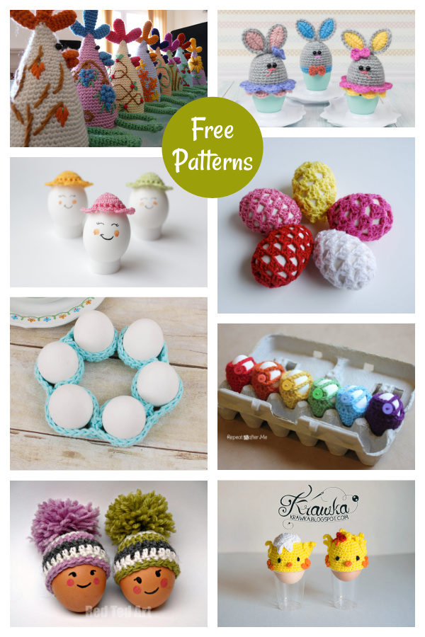 Crochet Easter Egg Cosy Free Patterns 