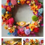 Crochet Easter Wreath Free Pattern