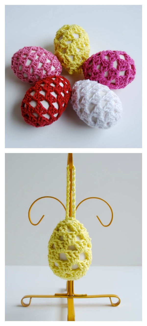 Crochet Granny Egg Cozy Free Pattern