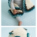 Crochet Owl Hooded Baby Blanket Pattern