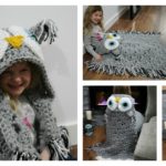 Crochet Hooded Owl Blanket Patterns