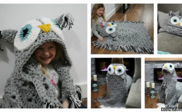 Crochet Hooded Owl Blanket Patterns