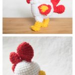 Crochet Rooster Amigurumi Pattern