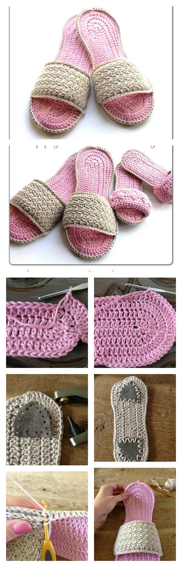 Crochet SPA Slippers Free Patterns