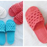 Crochet SPA Slippers Free Pattern