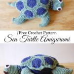 Crochet Sea Turtle Amigurumi Free Pattern