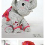 Cute Crochet Amigurumi Elephant Free Pattern