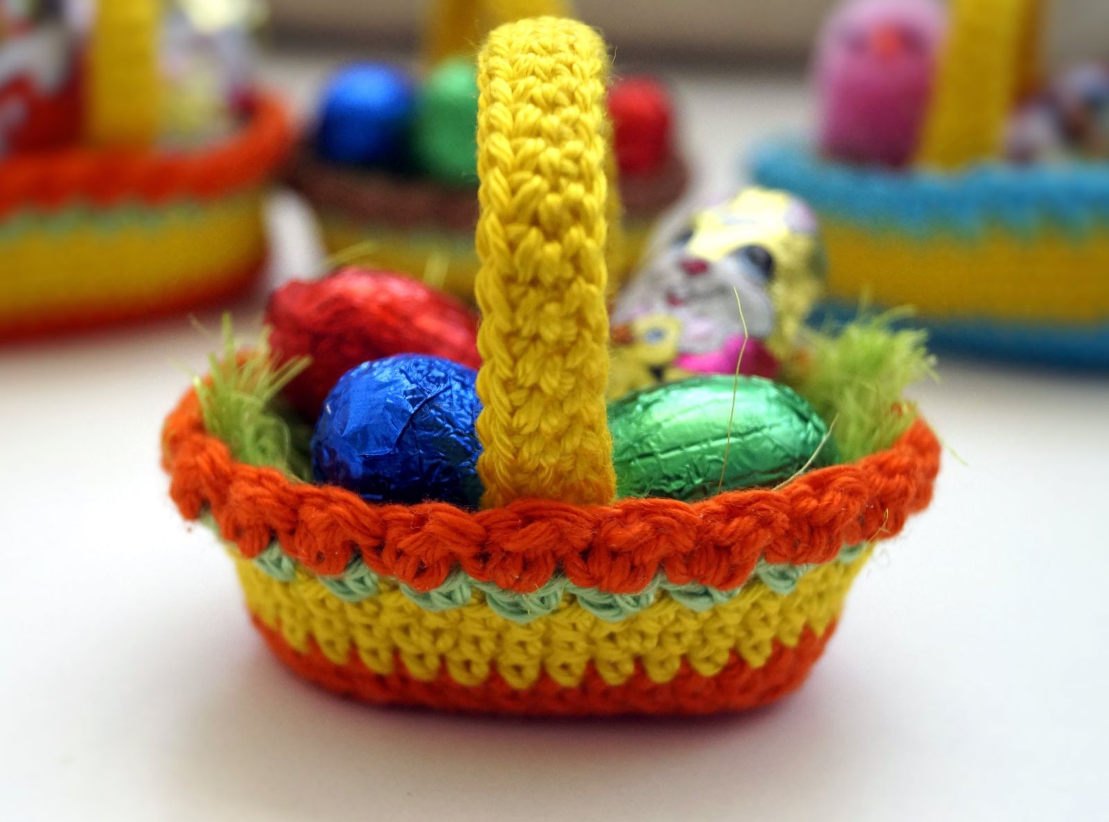  Easter Basket Free Crochet Pattern 
