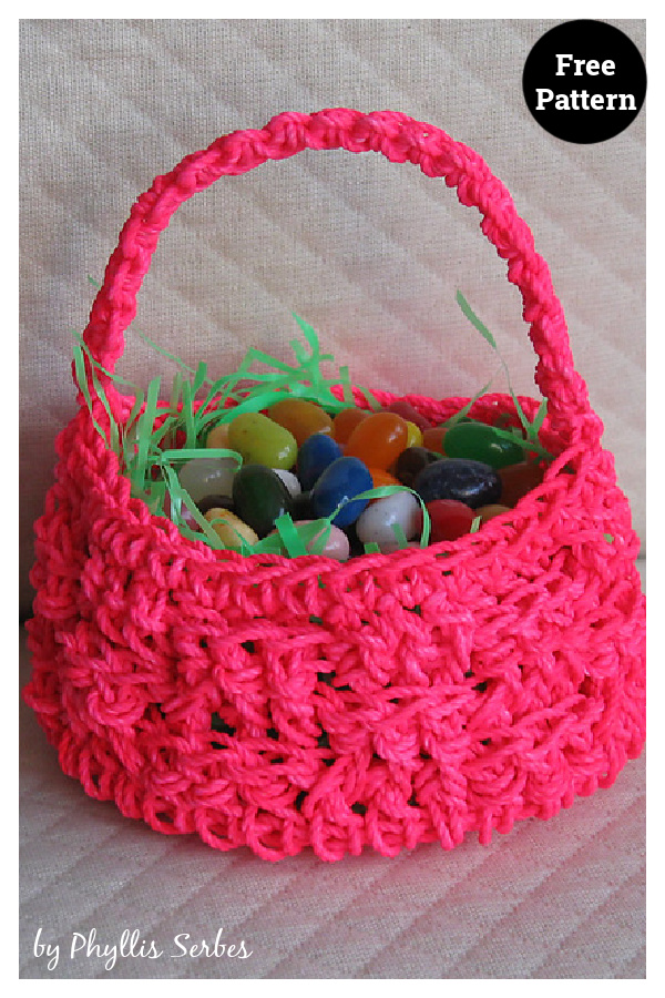 Easter Basket Free Crochet Pattern 