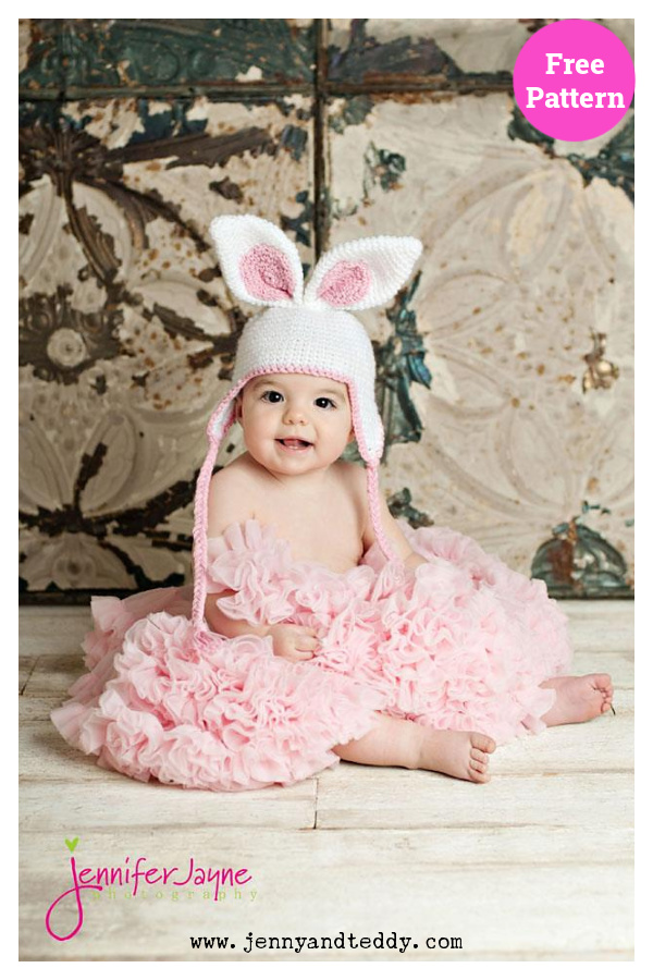 Easter Bunny Hat Free Crochet Pattern 