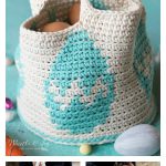 Easter Egg Basket Free Crochet Pattern
