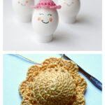 Easter Egg Bonnets Free Crochet Pattern