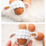 Easter Egg Mini Lamb Hat Free Crochet Pattern