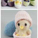 Easy Amigurumi Baby Chicken Free Crochet Pattern