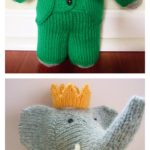 Free Babar Elephant Toy Knitting Pattern