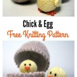 Free Chick & Egg Knitting Pattern