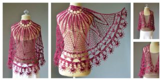 Corona Shawl Free Crochet Pattern