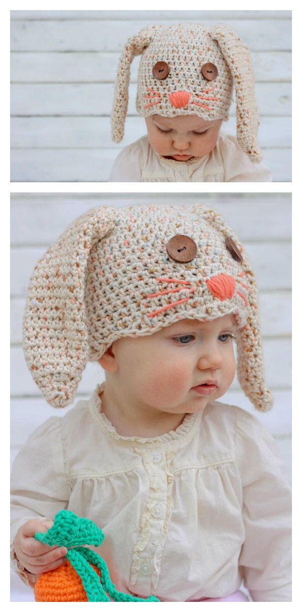 Free Crochet Bunny Hat Pattern