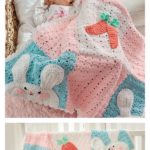 Free Lovely Bunny Blanket Crochet Pattern