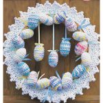 Happy Easter Wreath Free Crochet Pattern