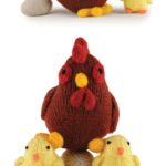 Hen Chicks and Eggs Free Knitting Pattern