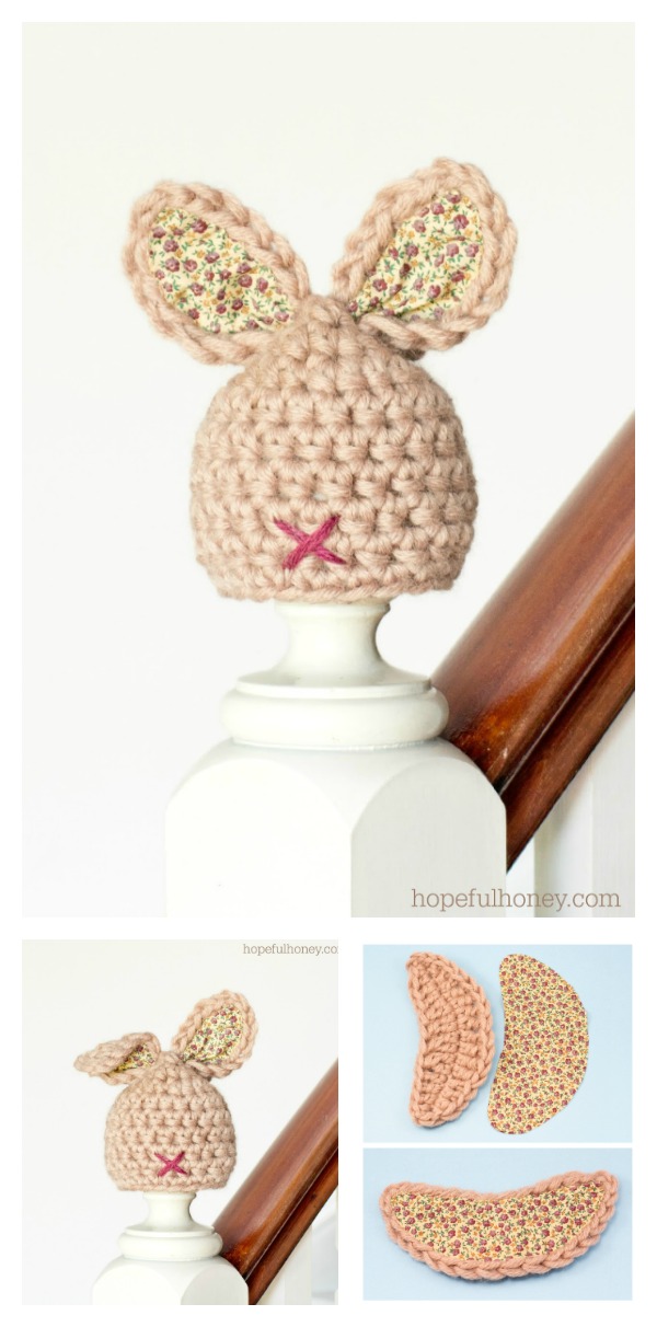 Newborn Bunny Hat Crochet Free Pattern
