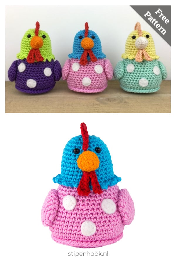 Rooster Amigurumi Free Crochet Pattern 