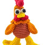 Rooster Free Crochet Pattern