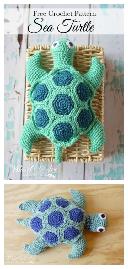 10 Crochet Turtle Amigurumi Free Patterns