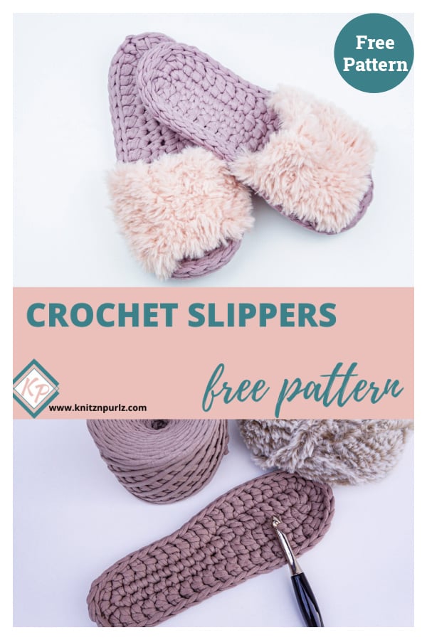 Slippers Free Crochet Pattern 