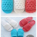 Spa Day Slippers Free Crochet Pattern