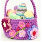 Spring Easter Basket FREE Crochet Pattern