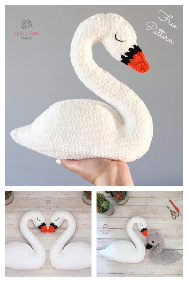 Swan Amigurumi Free Crochet Pattern 