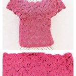 Very Easy Blouse Top Free Crochet Pattern