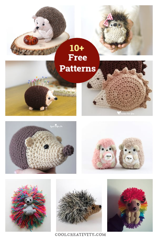 10+ Crochet Hedgehog Amigurumi Free Patterns 