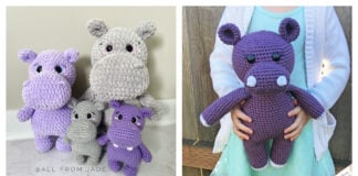 10+ Cute Hippo Amigurumi Crochet Patterns