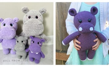 10+ Cute Hippo Amigurumi Crochet Patterns