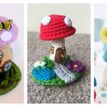 6 Adorable Crochet Fairy House Free Patterns & Paid