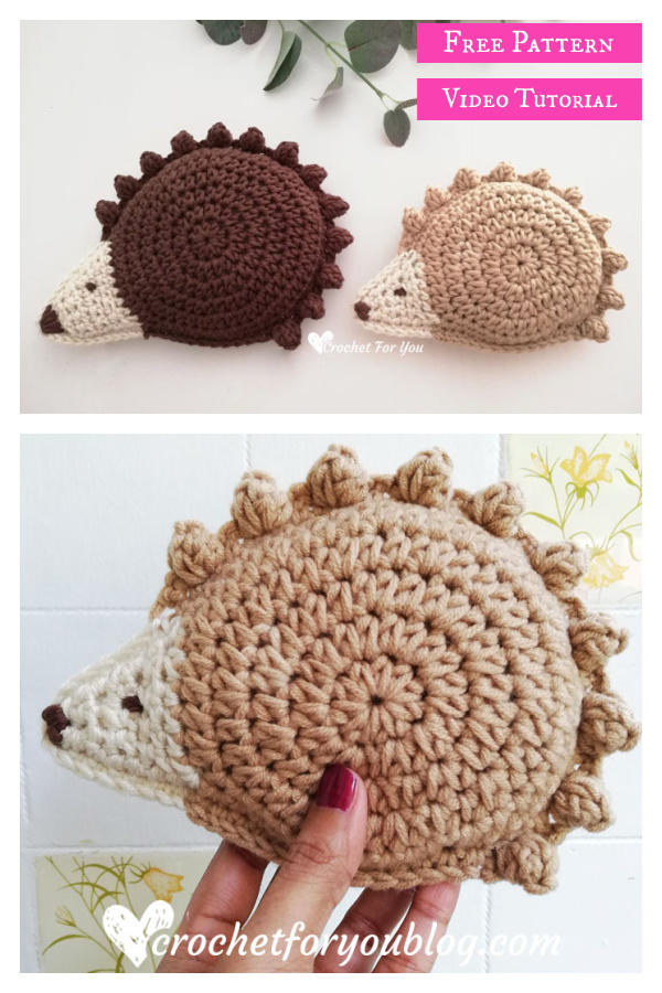 Baby Hedgehog Ragdoll Amigurumi Free Crochet Pattern and Video Tutorial