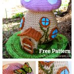 Crochet Adorable Fairy House Free Pattern