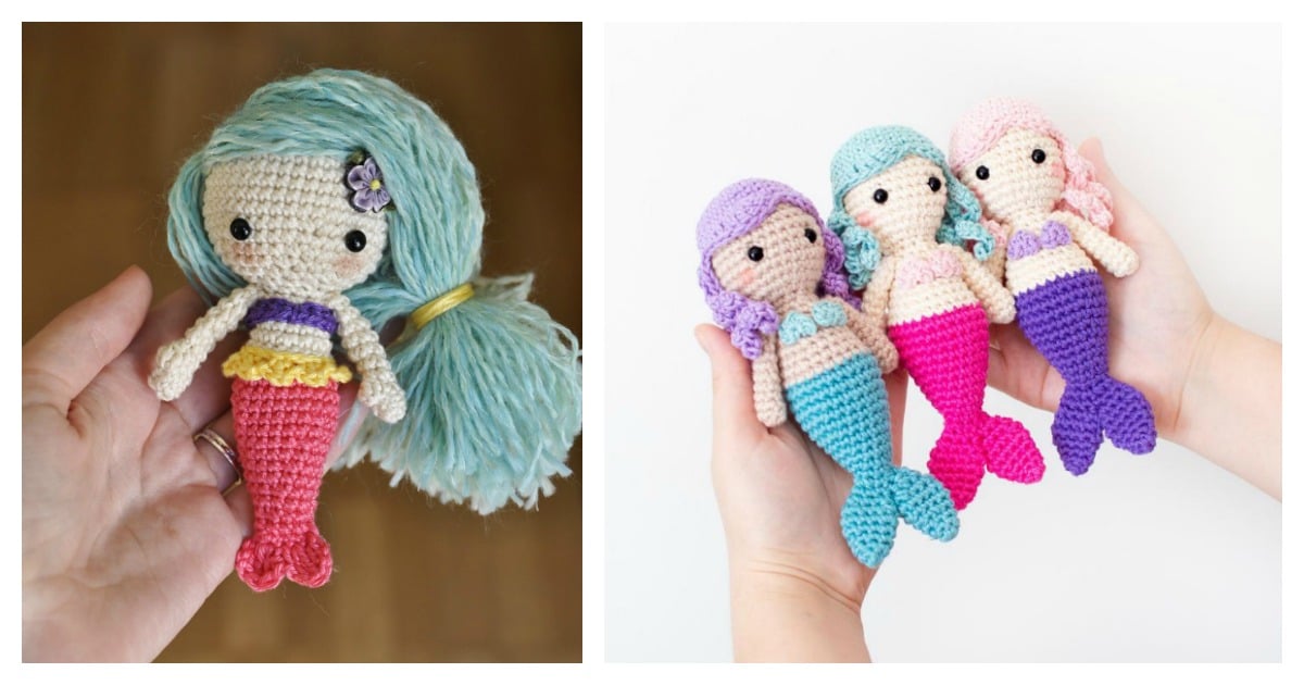 knitted mermaid doll pattern