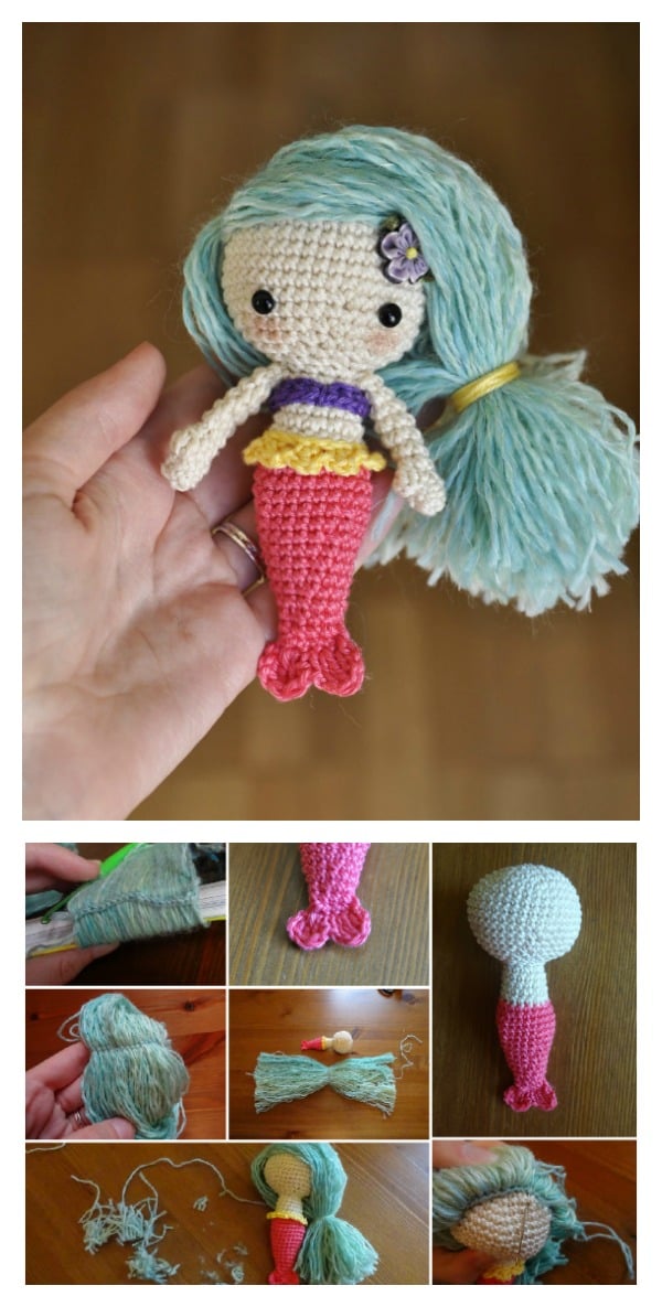 Crochet Amigurumi Mermaid Free Pattern