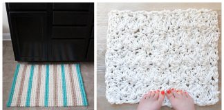 Crochet Bath Mat Free Patterns