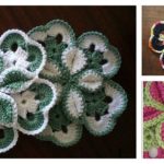 Crochet Flower Starburst Hotpad Free Pattern