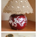 Crochet Lampshade Cozy Free Pattern