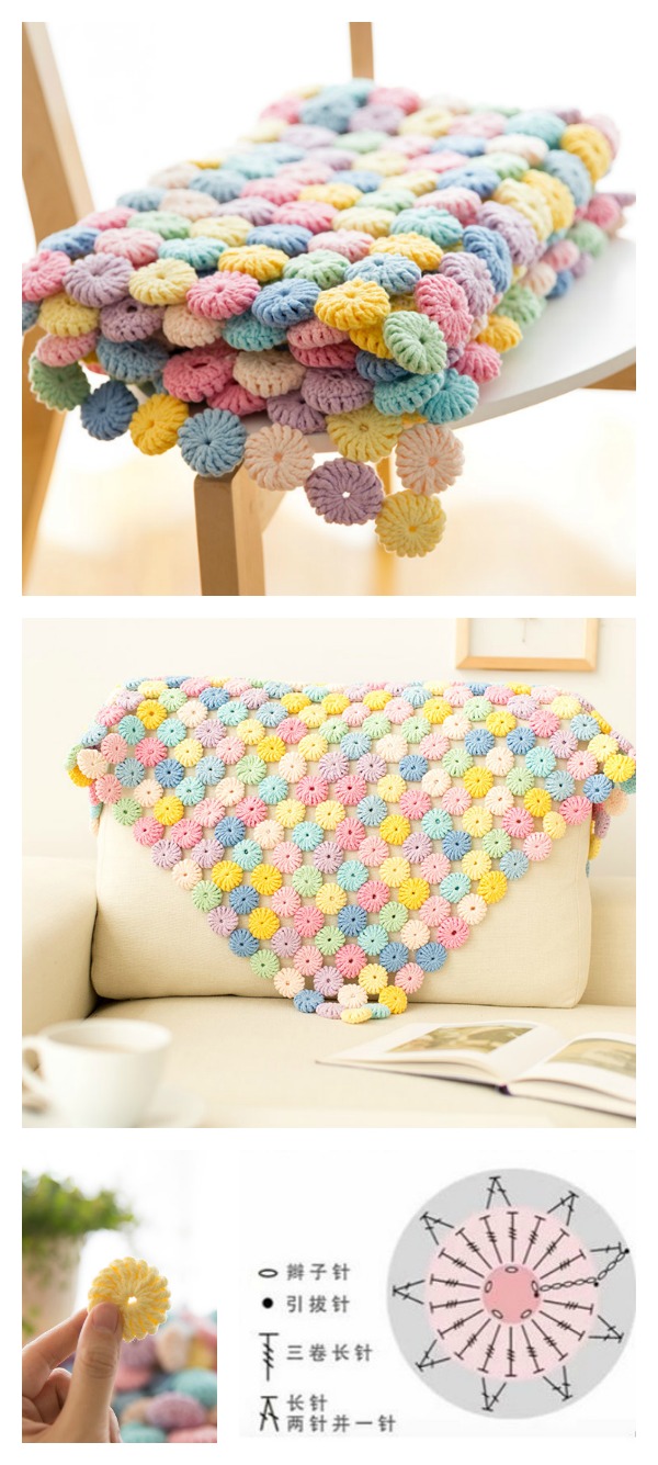 Crochet Macaron Stitch Blanket Video Tutorial 